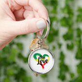 One Love One Heart Reggae Vibes Sleutelhanger (Hand)