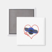 One Love One Wheel Magneet (Voorkant / Achterkant)