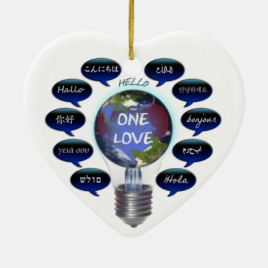 One Love Ornament (Achterkant)