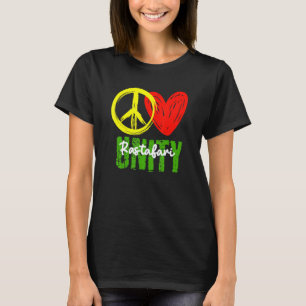 One Love Peace Unity Reggae Roots Jamaica Ras T-shirt