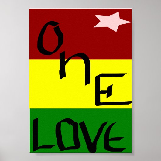One Love Poster (Voorkant)
