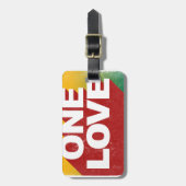 One Love Poster Bagagelabel (Voorkant verticaal)