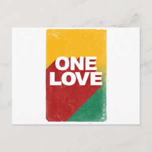 One Love Poster Briefkaart