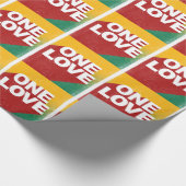 One Love Poster Cadeaupapier (Hoek)