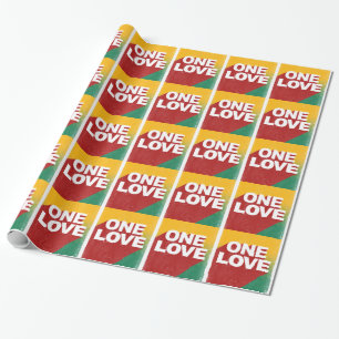 One Love Poster Cadeaupapier