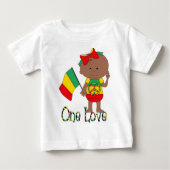 One Love Rasta Baby African American (Voorkant)