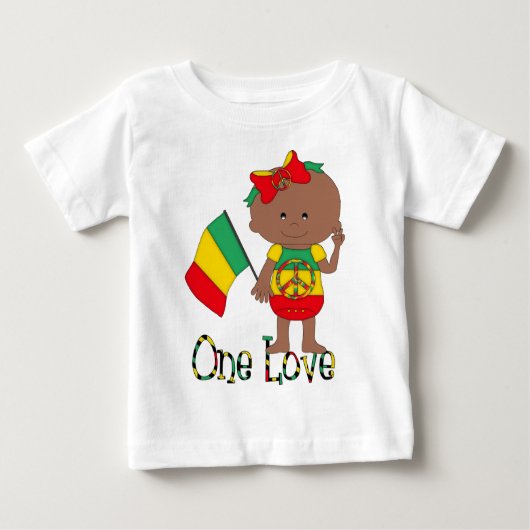 One Love Rasta Baby African American (Voorkant)