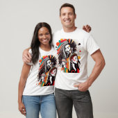 One Love Rasta Colors T-shirt (Unisex)