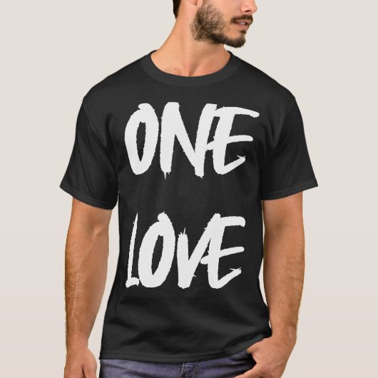One Love Rasta Gezegde T-shirt (Voorkant)