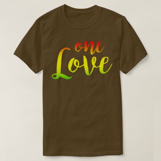 One Love Rasta Reggae Roots Clothing No War T-shirt (Design voorkant)