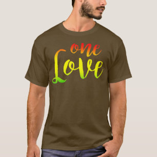 One Love Rasta Reggae Roots Clothing No War T-shirt