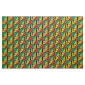 One Love Rasta Reggae Typografische Print Stof (Fat Quarter)