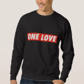 One Love Rastafari Rasta Reggae Sweater (Voorkant)