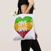 One Love Rastafari T-shirt Jamaica Retro G Tote Bag (Dichtbij)