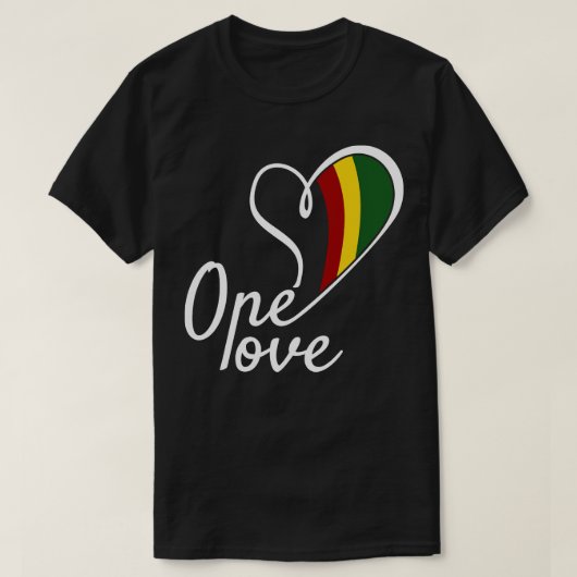One Love Reggae 1 T-shirt (Design voorkant)