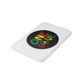 One Love, Reggae Design Badmat (Gekanteld)