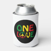 One Love, Reggae design Blikjeskoeler (Blikje Voorkant)