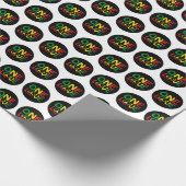 One Love, Reggae Design Cadeaupapier (Hoek)