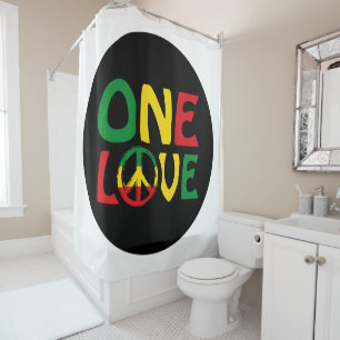 One Love, Reggae Design Douchegordijn