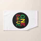 One Love, Reggae design Handdoek (Handdoek)