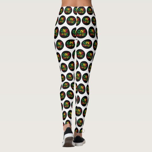 One Love, Reggae Design Leggings (Achterkant)