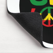One Love, Reggae Design Muismat (Hoek)