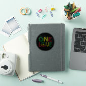 One Love, Reggae Design Sticker (iPad Cover)