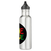 One Love, Reggae Design Waterfles (Rechts)