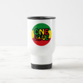 One Love, Reggae design with reggae colors Reisbeker (Center)