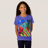 One Love Reggae Feest Kids T-shirt (Voorkant volledig)
