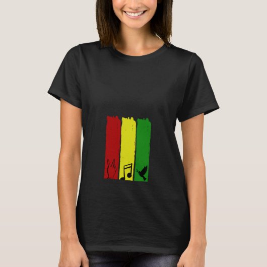 One Love Reggae Music T-shirt (Voorkant)