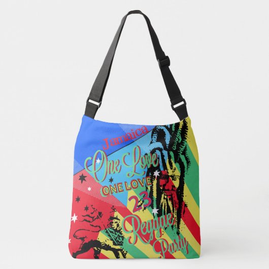 One Love Reggae Party Canvas tassen (Voorkant)