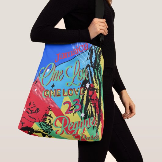 One Love Reggae Party Canvas tassen (Dichtbij)