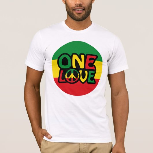 One Love Reggae T-shirt (Voorkant)