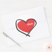 One Love Ronde Sticker (Envelop)