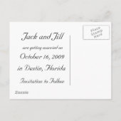 One Love, Save the Date Briefkaart (Achterkant)