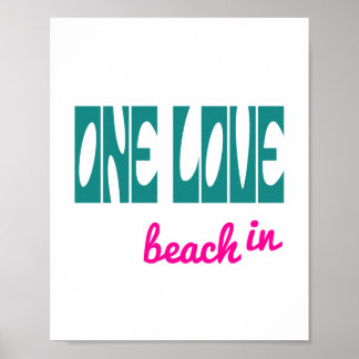 One Love (standaard afbeelding lijst formaat) Poster