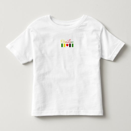 One Love Toddler Tshirt (Voorkant)