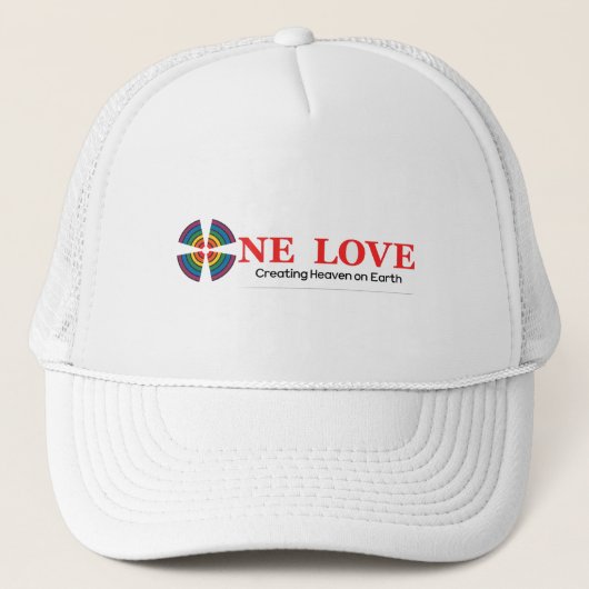 One Love Trucker Hoed Pet (Voorkant)