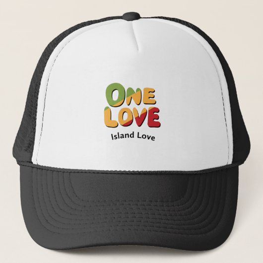 One Love Trucker Hoed Trucker Pet (Voorkant)