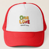 One Love Trucker Hoed Trucker Pet (Voorkant)