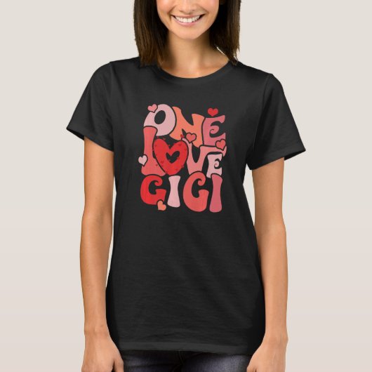 One Loved Gigi Gigi Happy Valentine's Day 2023 T-shirt (Voorkant)