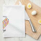 One Loved Gigi Heart Theedoek (Quarter Fold)