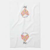 One Loved Gigi Heart Theedoek (Verticaal)