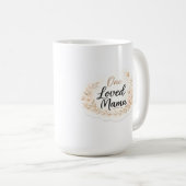 One Loved Mama Soft Floral Mother Quote Koffiemok (Voorkant rechts)