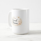 One Loved Mama Soft Floral Mother Quote Koffiemok (Voorkant links)