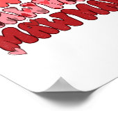 One Loved Mawmaw Valentine Mawmaw Heart Happy Vale Poster (Hoek)