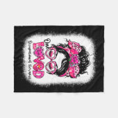 One Loved Occupational Therast Messy Bun Valenti  Fleece Deken (Voorkant (Horizontaal))