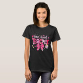 One Loved Teacher Coquette Bow Pencil Valentine Gi T-shirt (Voorkant volledig)