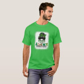 One Lucky Biomedical Scientist Bleached St Patrick T-shirt (Voorkant volledig)